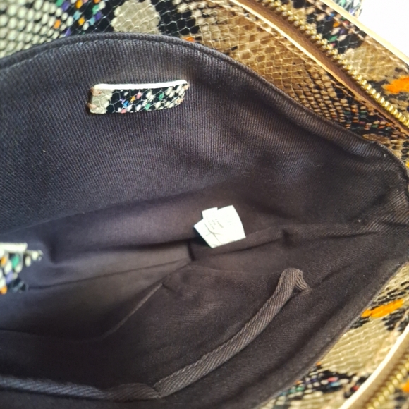 Madewell The Zip-Top TransportCrossbody: Snake Embossed bag - Picture 11 of 15